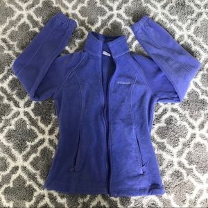 Columbia plush purple jacket